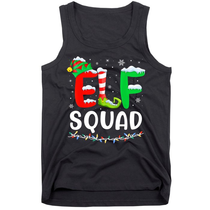 Elf Squad Christmas Festive Holiday Tank Top