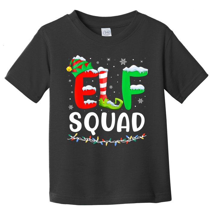 Elf Squad Christmas Festive Holiday Toddler T-Shirt