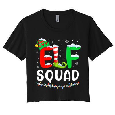 Elf Squad Christmas Festive Holiday Crop Top
