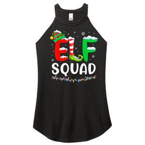 Elf Squad Christmas Festive Holiday Women's Perfect Tri Rocker Tank