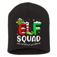 Elf Squad Christmas Festive Holiday Short Acrylic Beanie