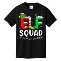 Elf Squad Christmas Festive Holiday Kids T-Shirt