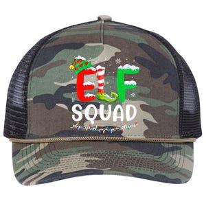 Elf Squad Christmas Festive Holiday Retro Rope Trucker Hat Cap