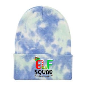 Elf Squad Christmas Festive Holiday Tie Dye 12in Knit Beanie