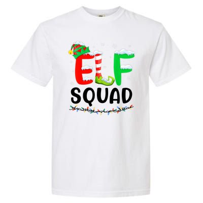 Elf Squad Christmas Festive Holiday Garment-Dyed Heavyweight T-Shirt