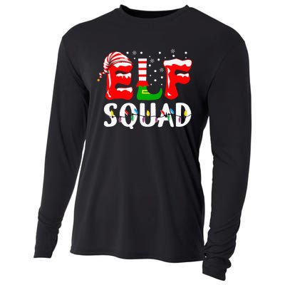 Elf Squad Christmas Pajama Set Fun Family Matching Outfits Cooling Performance Long Sleeve Crew