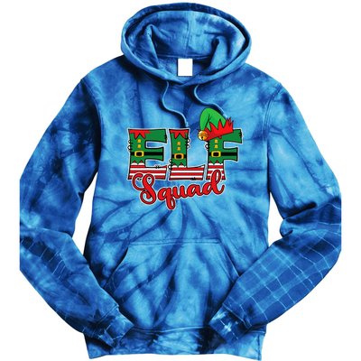 Elf Squad Christmas Tie Dye Hoodie