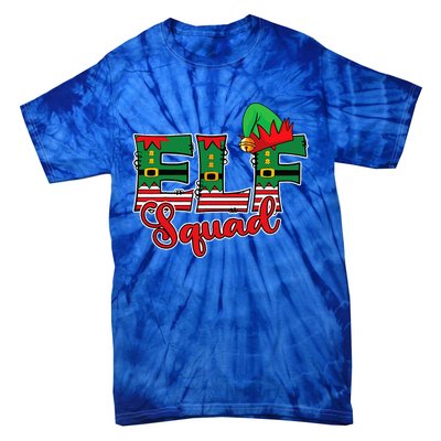 Elf Squad Christmas Tie-Dye T-Shirt