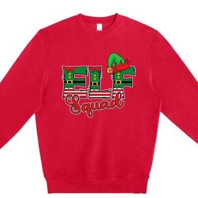 Elf Squad Christmas Premium Crewneck Sweatshirt