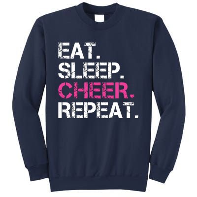 Eat Sleep Cheer Repeat Cheerleading Cheerleader Gifts Sweatshirt