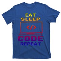 Eat Sleep Code Repeat Programmer Software Developer Coder Great Gift T-Shirt