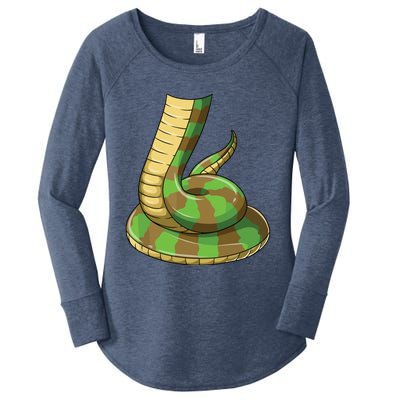 Easy Snake Costume Snake Body Headless Snake Costume Women's Perfect Tri Tunic Long Sleeve Shirt