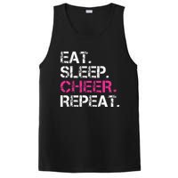 Eat Sleep Cheer Repeat Cheerleading Cheerleader Gifts PosiCharge Competitor Tank