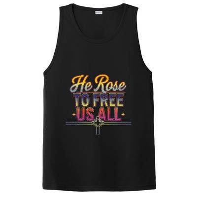 Easter Sunday Christian Believer Religious Jesus Christ PosiCharge Competitor Tank