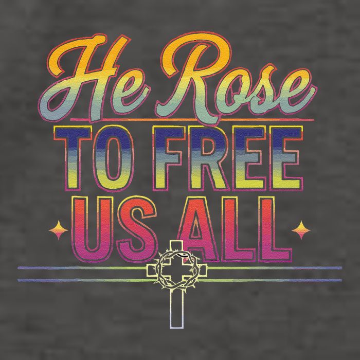 Easter Sunday Christian Believer Religious Jesus Christ Vector Backpack