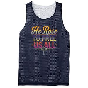 Easter Sunday Christian Believer Religious Jesus Christ Mesh Reversible Basketball Jersey Tank