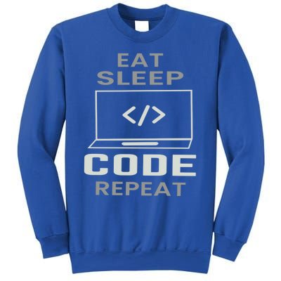 Eat Sleep Code Repeat Programmer Software Developer Coder Gift Sweatshirt