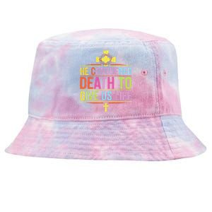 Easter Sunday Christian Believer Religious Jesus Christ Tie-Dyed Bucket Hat