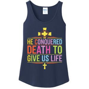 Easter Sunday Christian Believer Religious Jesus Christ Ladies Essential Tank