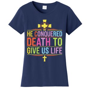 Easter Sunday Christian Believer Religious Jesus Christ Women's T-Shirt