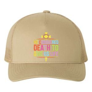 Easter Sunday Christian Believer Religious Jesus Christ Yupoong Adult 5-Panel Trucker Hat