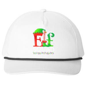 Elf Squad Christmas Family Matching Pajamas Elf Snapback Five-Panel Rope Hat