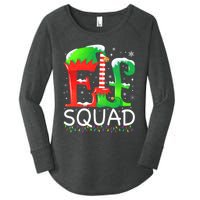 Elf Squad Christmas Family Matching Pajamas Elf Women's Perfect Tri Tunic Long Sleeve Shirt