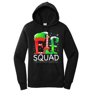 Elf Squad Christmas Family Matching Pajamas Elf Women's Pullover Hoodie