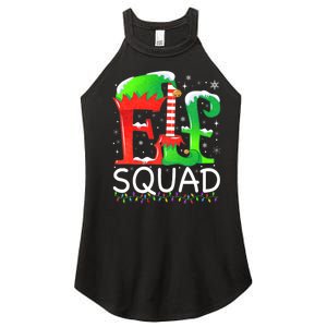 Elf Squad Christmas Family Matching Pajamas Elf Women's Perfect Tri Rocker Tank