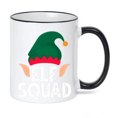 Elf Squad Christmas Holiday Cute 11oz Black Color Changing Mug