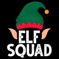 Elf Squad Christmas Holiday Cute Drawstring Bag