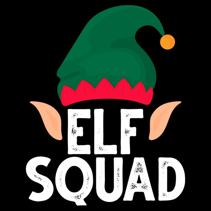 Elf Squad Christmas Holiday Cute Drawstring Bag