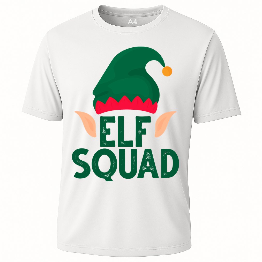 Elf Squad Christmas Holiday Cute Cooling Performance Crew T-Shirt