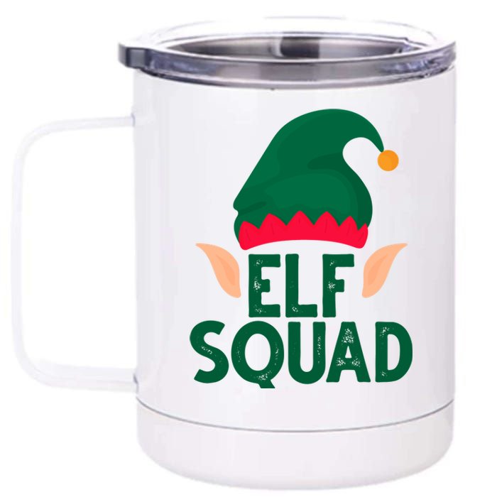 Elf Squad Christmas Holiday Cute 12 oz Stainless Steel Tumbler Cup