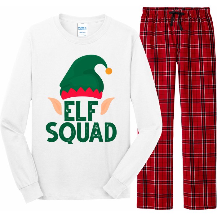 Elf Squad Christmas Holiday Cute Long Sleeve Pajama Set