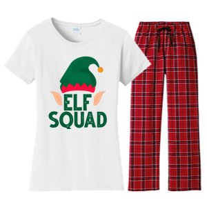 Elf Squad Christmas Holiday Cute Women's Flannel Pajama Set