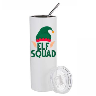 Elf Squad Christmas Holiday Cute Stainless Steel Tumbler