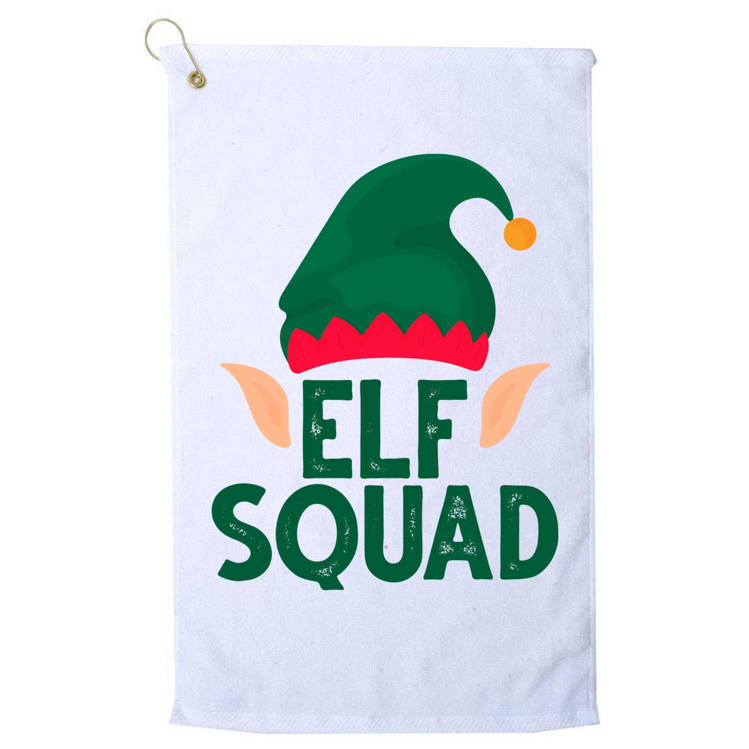 Elf Squad Christmas Holiday Cute Golf Towel