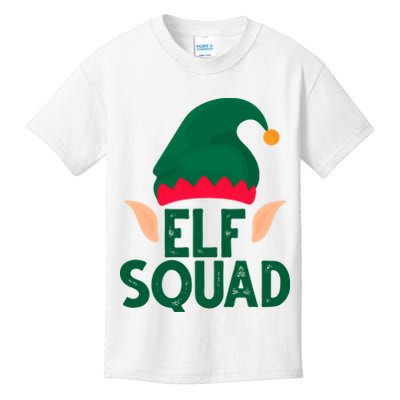 Elf Squad Christmas Holiday Cute Kids T-Shirt