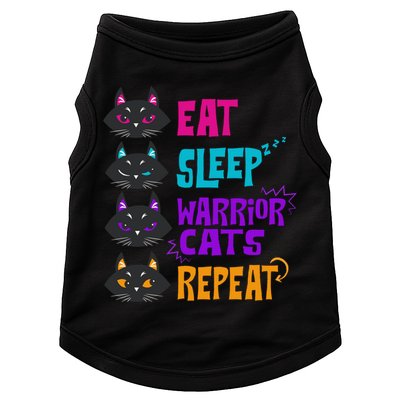 Eat Sleep Cat Warrior Repeat Cat Warrior Love Cats Doggie Tank