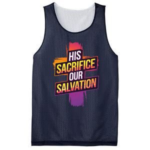 Easter Sunday Christian Believer Religious Jesus Christ Mesh Reversible Basketball Jersey Tank