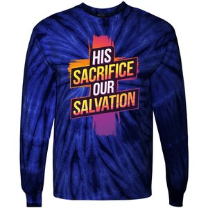 Easter Sunday Christian Believer Religious Jesus Christ Tie-Dye Long Sleeve Shirt