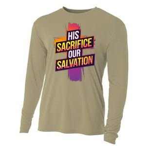 Easter Sunday Christian Believer Religious Jesus Christ Cooling Performance Long Sleeve Crew