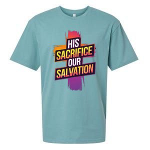 Easter Sunday Christian Believer Religious Jesus Christ Sueded Cloud Jersey T-Shirt