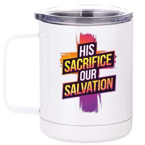 Easter Sunday Christian Believer Religious Jesus Christ 12 oz Stainless Steel Tumbler Cup