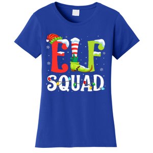 Elf Squad Christmas Family Matching Xmas Elf Pajamas  Women's T-Shirt