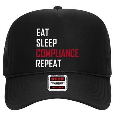 Eat. Sleep. Compliance. Repeat Trucker Hat