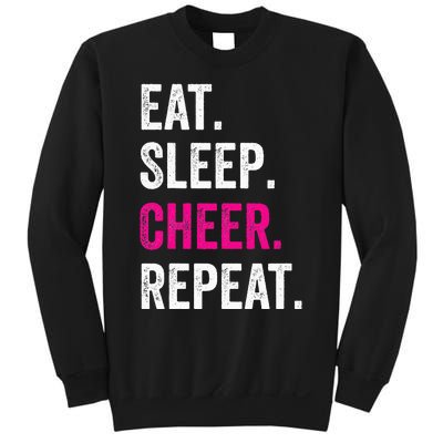 Eat Sleep Cheer Repeat Cheerleading Cheerleader Gifts Sweatshirt