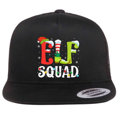 Elf Squad Christmas Family Matching Xmas Elf Pajamas  Flatbill Hat