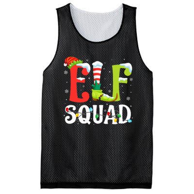 Elf Squad Christmas Family Matching Xmas Elf Pajamas  Mesh Reversible Basketball Jersey Tank